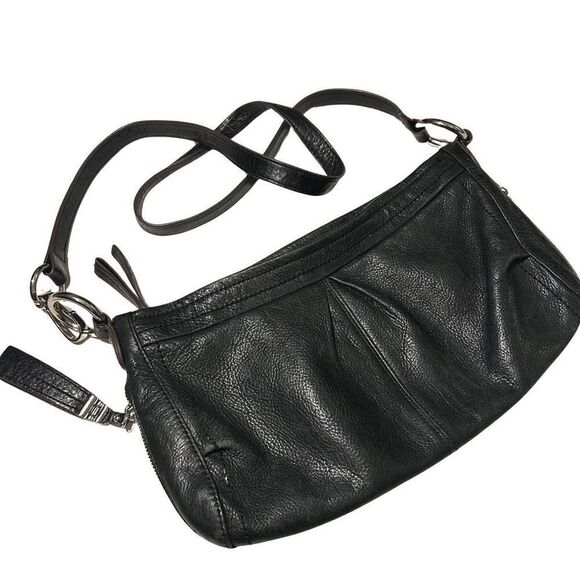 B. Makowsky Leather Crossbody - Picture 1 of 11